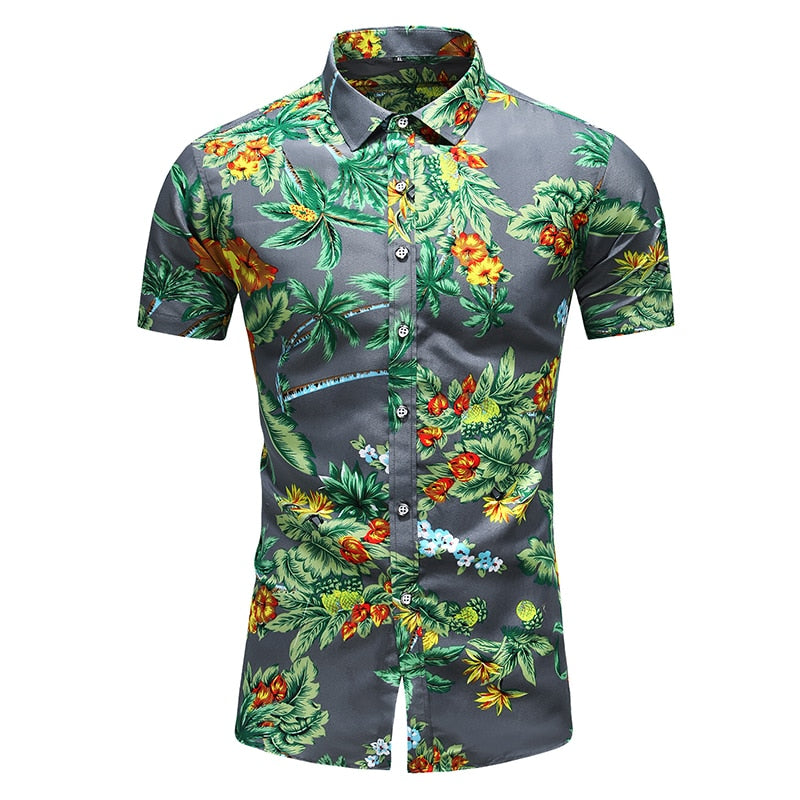 Design Short Sleeve Casual Shirt Men's