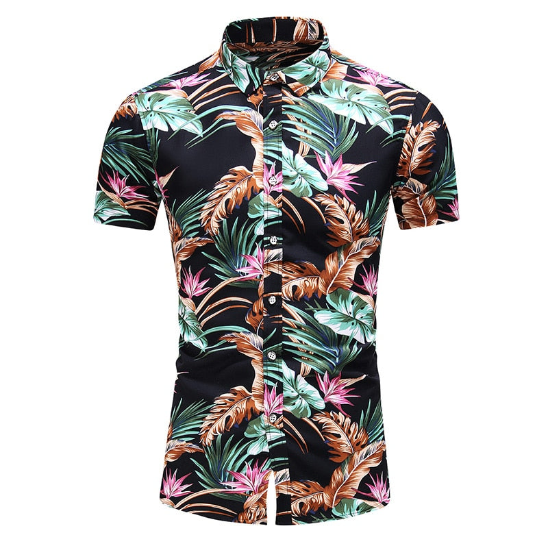 Design Short Sleeve Casual Shirt Men's
