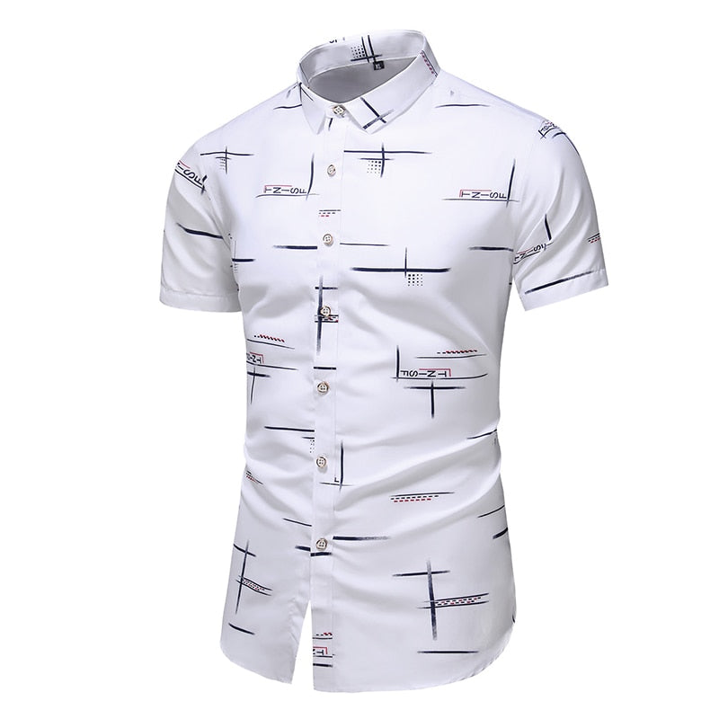 Design Short Sleeve Casual Shirt Men's