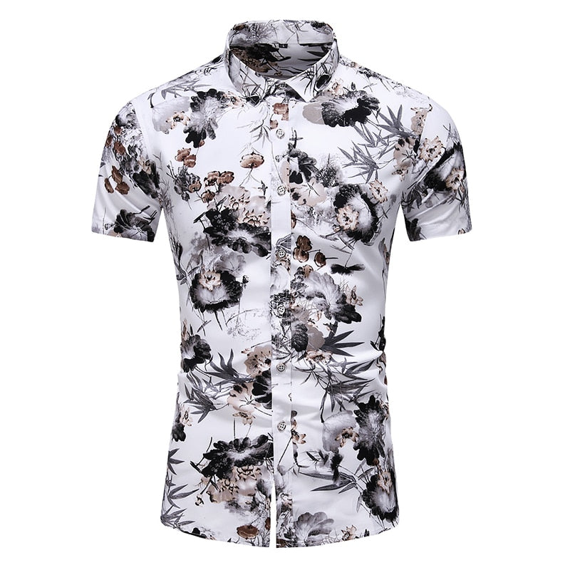 Design Short Sleeve Casual Shirt Men's