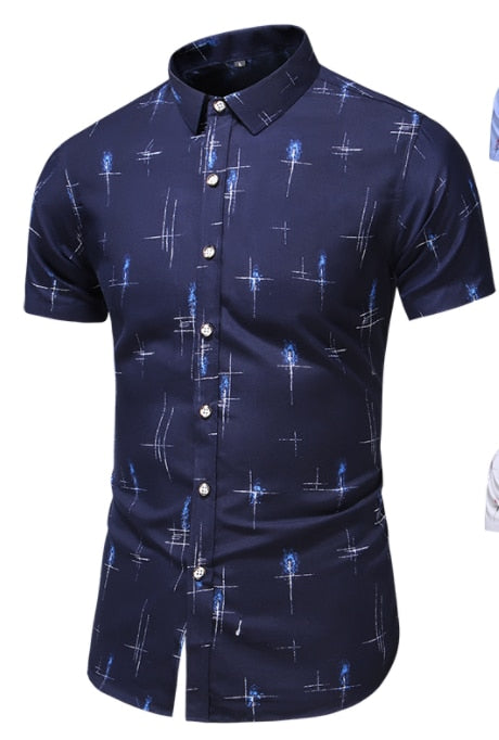 Design Short Sleeve Casual Shirt Men's