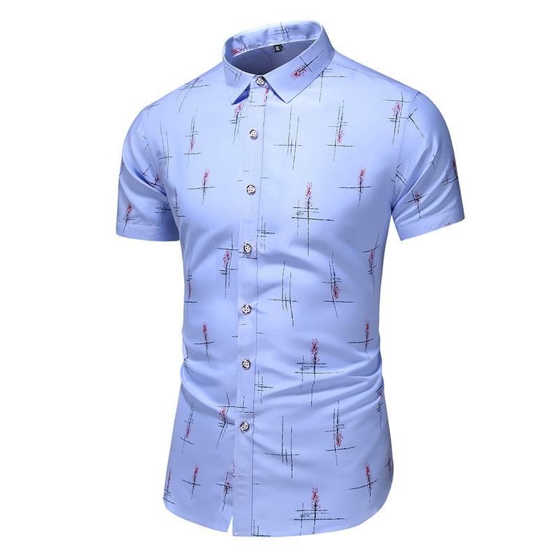 Design Short Sleeve Casual Shirt Men's