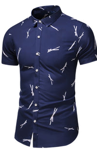 Design Short Sleeve Casual Shirt Men's