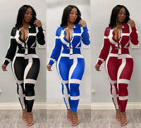 Office Lady 2 Piece Suit Women Casual Full Sleeve Set Fashion