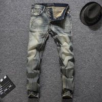 Italian Vintage Designer Men Jeans Good Quality