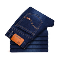 2020 New Men Stretch Jeans Male Classic Elasticity Business jeans men fashion comfortable Solid slim straight long Denim pants