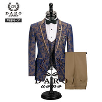 New Style Blazer Pattern Jacket Vest Pant 3 Piece Slim Fit