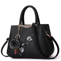 Embroidered Messenger Bags Women Leather Handbags Bags for Women 2020 Sac a Main Ladies Hand Bag Female bag new