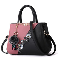 Embroidered Messenger Bags Women Leather Handbags Bags for Women 2020 Sac a Main Ladies Hand Bag Female bag new