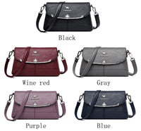 Luxury Purses And Handbags Women Bags Designer Female Soft Leather Shoulder Crossbody Bags For Women 2021 Casual Flap Sac A Main