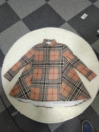 Plaid Check Tunic Elegant Dress Casual Irregular Mini Long-sleeve Loose Straight Short Dresses