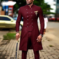 Double Breasted Suit Latest Coat Pant Designs White Floral Tuxedo Burgundy Lapel Party Dress