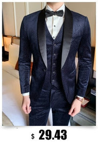 Striped Blazer Men's Slim Fit Blazer Slim Masculino Business Casual Stylish Blazer