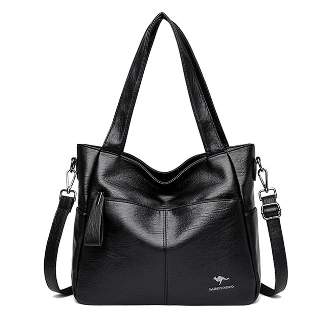 High Quality Leather Casual Tote Shoulder Bag Fashion Crossbody Bags for Women 2021 New Luxury Handbags Women Bags Designer Sac