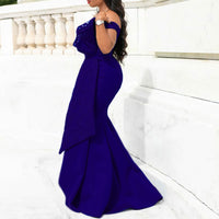 Long Dress Sexy Mermaid Beads Skinny Prom Evening Fashion Plus Size Lace Elegant Party Maxi Dress